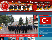 Tablet Screenshot of akcakale.gov.tr